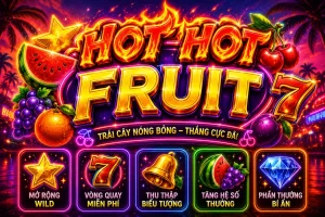 Nông trại trái cây rực sáng dưa hấu và cam vàng trong game C54 HOT HOT FRUIT